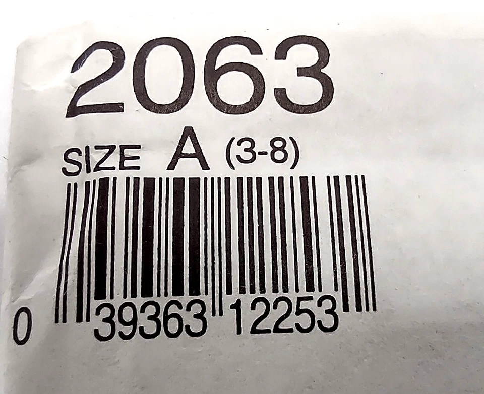 Estilo Patrón Costura 2063 Talla A 3 4 5 6 7 8 Niños Coordenadas Novia SIN CORTAR Foto 3 de 4