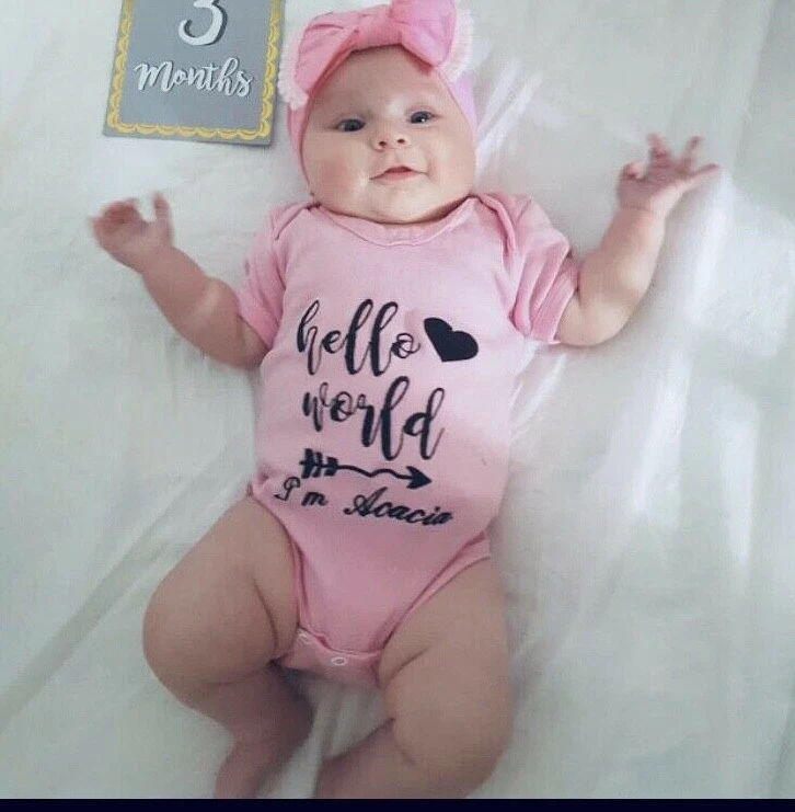 Hello world sales baby boy outfit