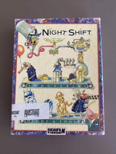 Jeu Night Shift (star Wars) Amstrad CPC 6128 664 Disk Small Box Lucasfilm Games - Afbeelding 1 van 15