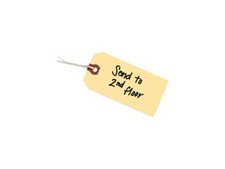 Avery Shipping Tags, Manila, Strung, 4-3/4" x 2-3/8", 1,000 Tags 12505