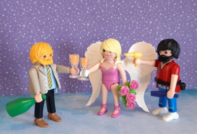 PLAYMOBIL SCHAUFENSTERPUPPEN VICTORIA'S SECRET MODELS ENGEL SEXY DESSOUS ARME HÖSCHEN