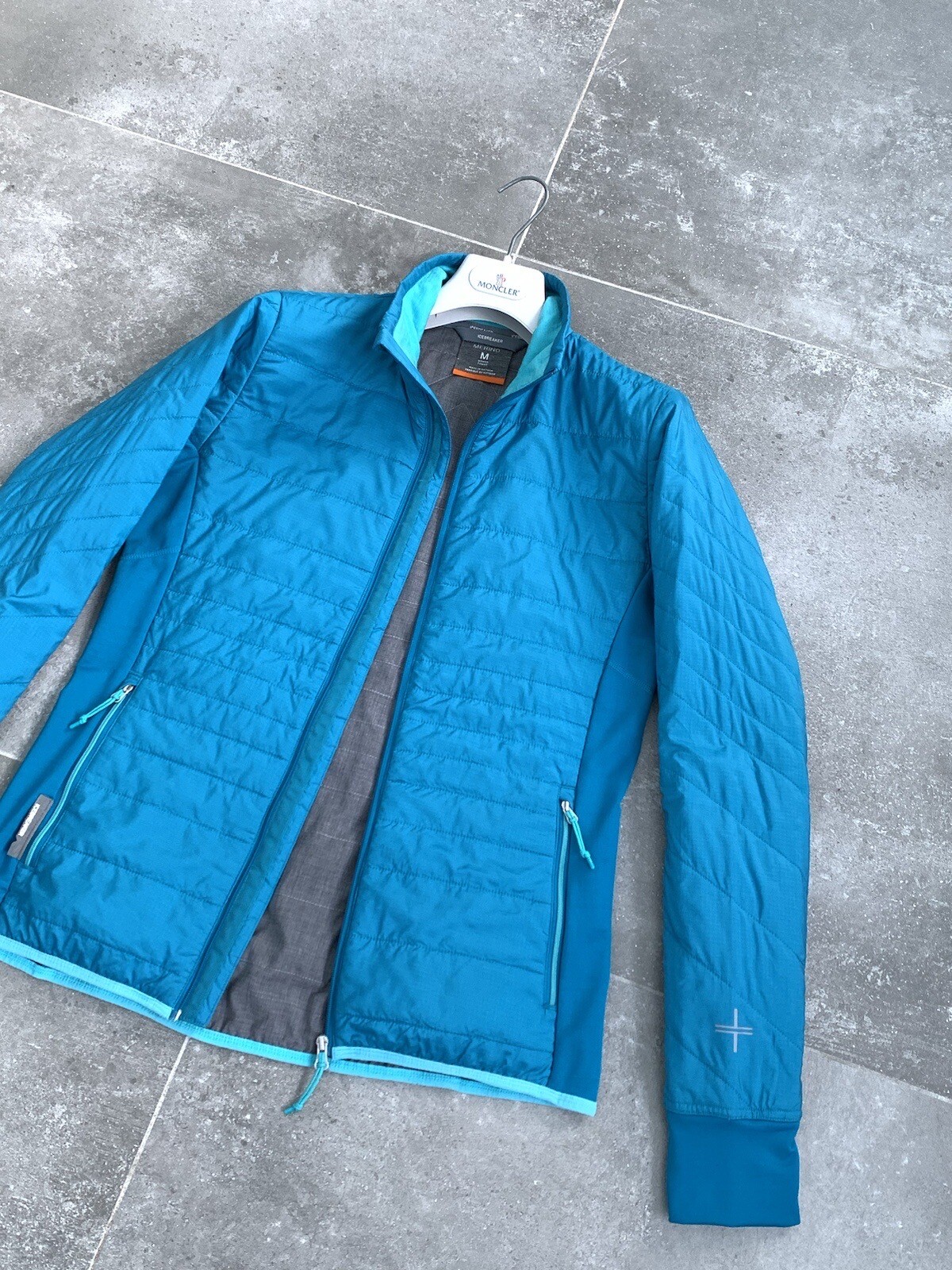 Women's ICEBREAKER MERINO Wool Outdoor Padded Jacket Coat Size M UK 10-12 38-40 image 10