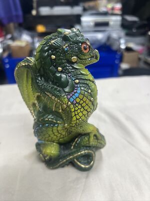 Windstone Editions Green 1988 Young Youth Dragon Pena 5.75 Windstone Editions Green 1988 Young Youth Dragon Pena 5.75