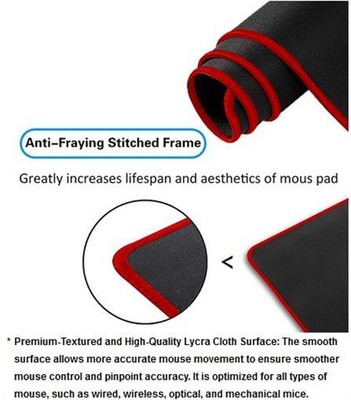 Large Gaming Mouse Map Pad With Nonslip Base, Extended Size, Thick, Waterproof
