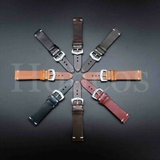 18-22 MM Genuine Soft Leather Watch Band Strap Vintage Oil Fits for Rolex Tudor