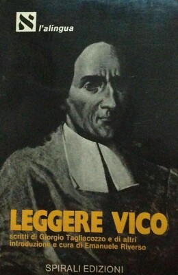 LIGHT PHILOSOPHY BOOK VICO L'INGUA SPIRAL EDITIONS 1982 VERY RARE