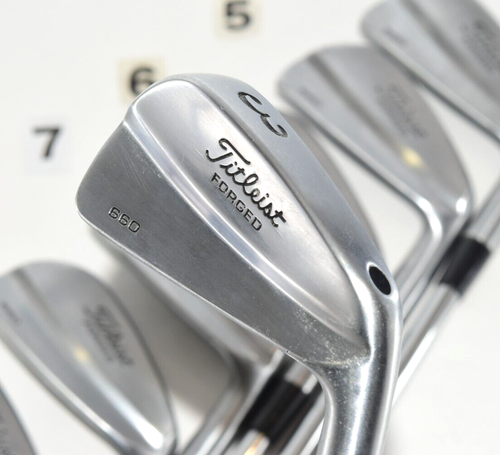 7pcs Titleist 660 Forged 3-4-5-6-7-8-9 RH Golf Iron Set NSPro 950GH S Stiff Club - Picture 3 of 20