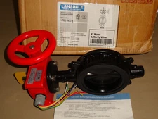 Lansdale LVWBG 4" Wafer Butterfly Valve 700-325-00280 Gearbox Operated NEW