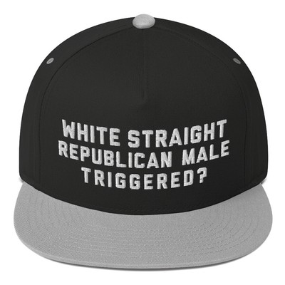 white straight cap