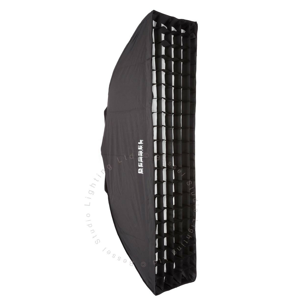 Bessel 150cm x 25cm White Lined softbox + 2 diffusers + 6cm Grid For Bowens Fit