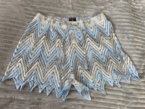 ★ EdeL ★ Designer Beachwear Badeshorts + Kimono Blau Silber Spitze Gr. L ★ Neu ★ - Bild 7 von 23