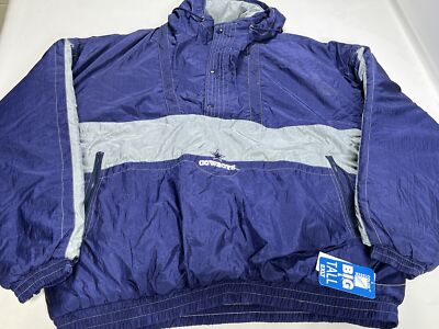 Mens Vintage Color Works Official Dallas Cowboys Winter Coat 2XLT NEW