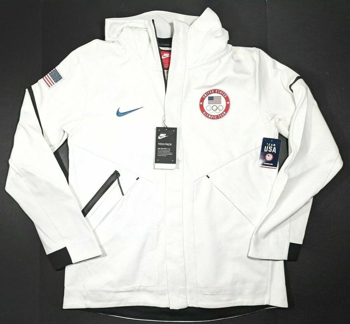 $275 Nike OLYMPIC Team USA Tech Fleece Windrunner Hoodie Jacket