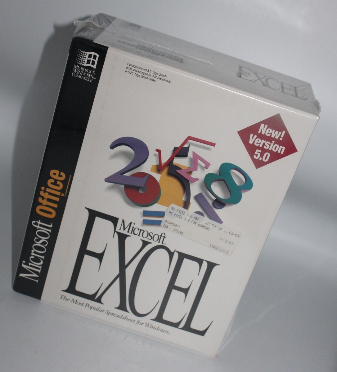 NEW Factory Sealed Microsoft Excel version 5.0 for Windows