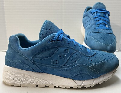 Saucony Shadow 6000  Blue Suede Retro Sneakers Trainers Sz 9 Men Shoes S70222-4