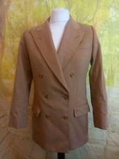 Daks London cashmere Jacket 12. vintage beige wool cashmere UK women's size 12