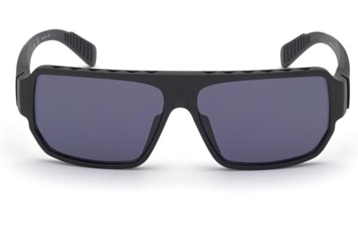Adidas SP0038 02A Matte Black Plastic Mirrored Sunglasses Frame 61-13-140 SP0038
