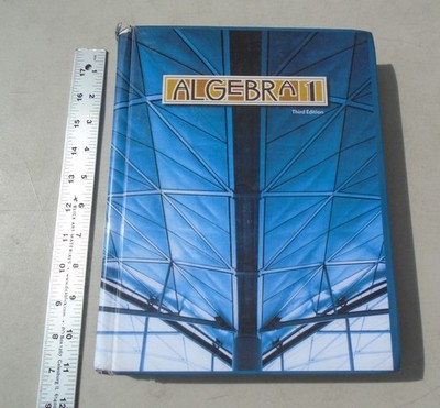 Algebra 1 THIRD EDITION Stu Text Grd 9 HARDCOVER