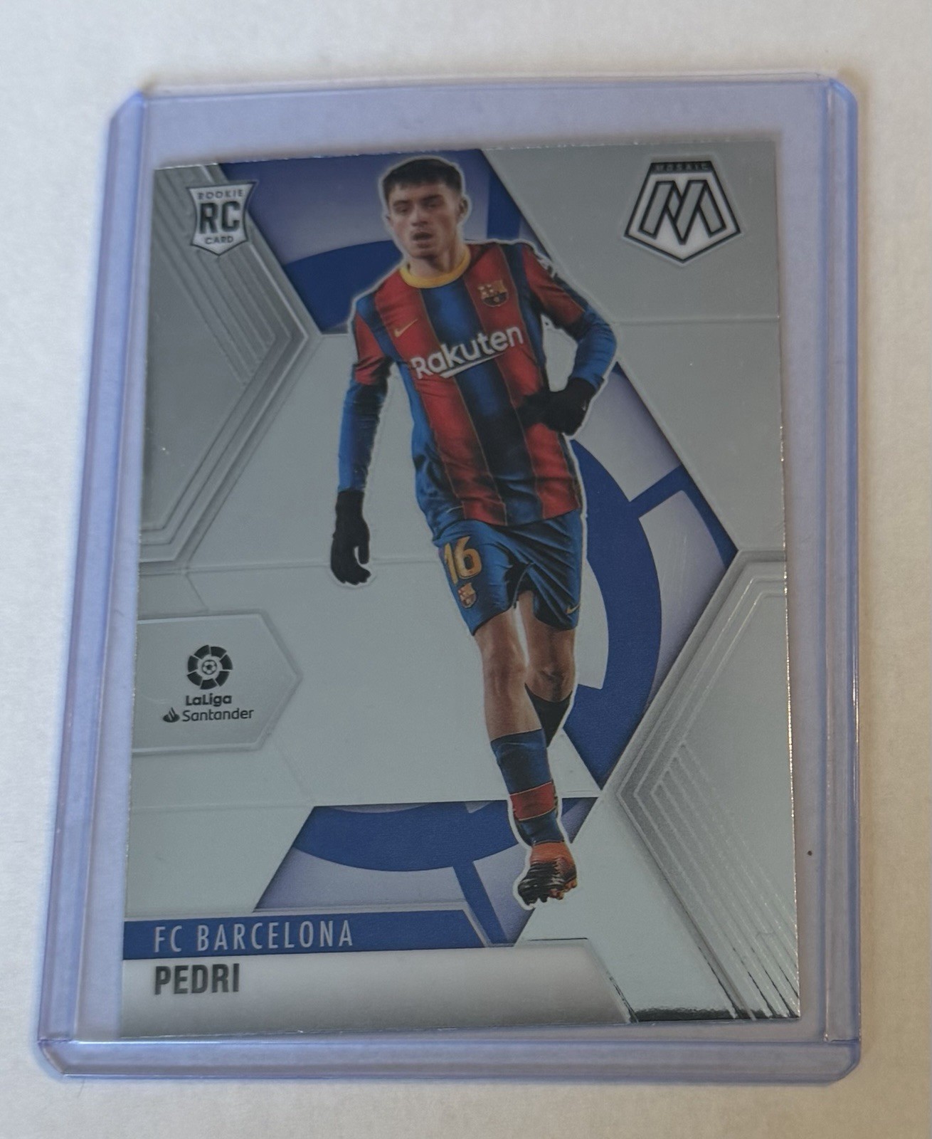 Pedri Rookie Card RC Panini Mosaic La Liga FC Barcelona 2020-21 #60