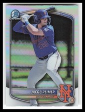 2025 Bowman Chrome Draft Refractors #BDC188 Jacob Reimer