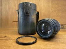 *KONICA F Mount : Near Mint w/ Case* Hexanon 135mm F/3.5 Lens for F FS FP FM /JP