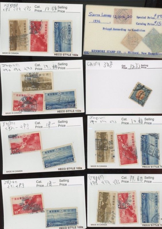 Worldwide Stamp Collection   in  dealer cards cv $1492.30 (mb15