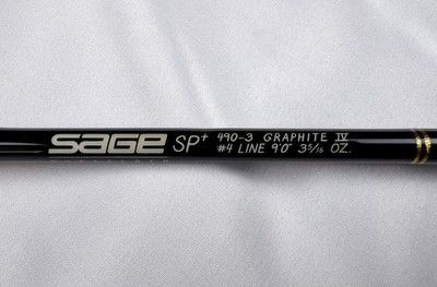 SAGE DURASCRIM - 9' FLY FISHING ROD 490-3 SP+ Model 4 GRAPHITE IV