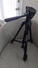 Magnus PV-3310 Photo and Video Tripod with 3-Way Pan Head and Adjustable Height