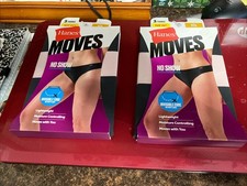 2-3 Pack Of Hanes Size 7/L Moves No Show Thong Panties New With Tag