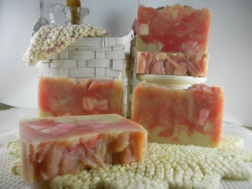 Pink Jasmine Goat Milk Soap Shea, Cocoa Butter Natural Artisan Homemade - Picture 3 of 9