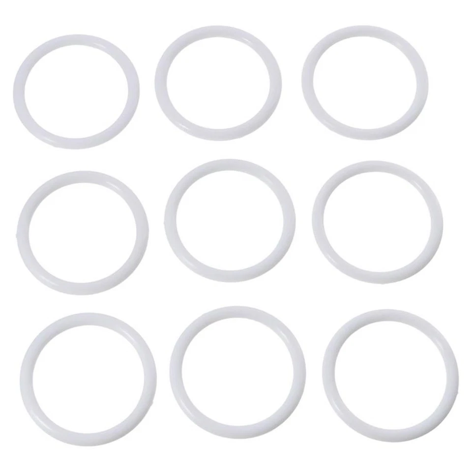 30pcs Plastic White Rings Hoops Dream Catcher Circle  for Dream Catcher Supplies - image 2 of 4