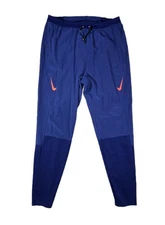 Mens Nike DriFit ADV Aeroswift Running Blue Pants Medium 30x28.5
