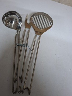 Fackelmann Set - Küchenutensilien - Schöpfe- Schaumlöffel - Fleischgabel KLR2/B5