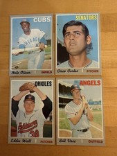 1970 Topps baseball Card Lot 