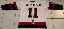 Daniel Alfredsson Signed Autographed Ottawa Senators Custom Hockey Jersey JSA