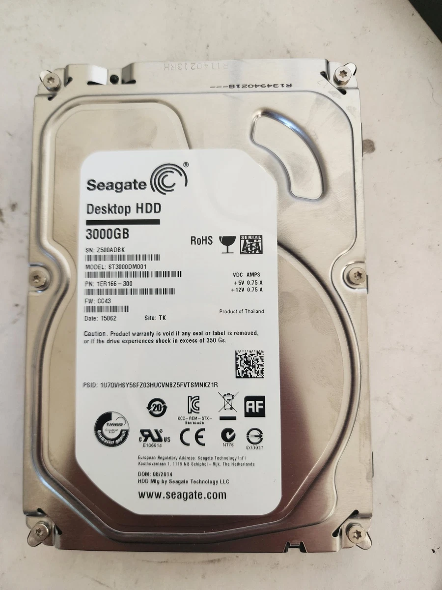 Seagate Barracuda St3000dm001 3tb for sale | eBay