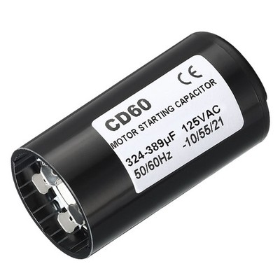 324-389uF/Mfd 125V 50/60Hz CD60 Motor Start Capacitor FOR MOTOR START RUNNING
