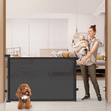 Cideny 76" Retractable Baby Gate Extra Wide Mesh Long for Deck