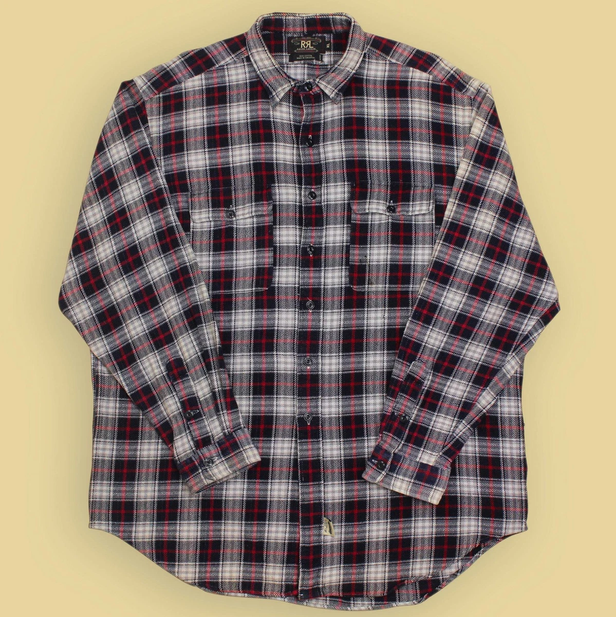 RRL Flannel Casual Button-Down Shirts for Men for sale | eBay