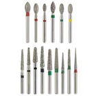 Dental Diamond Burs Football Round End Taper Coarse Fine FG High Speed 856 850