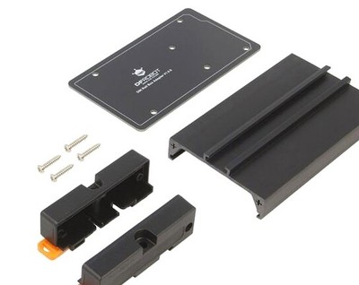 Enclosure: DIN rail mount bracket; Arduino Mega; PVC - DF-DFR0191-R | EU Stock