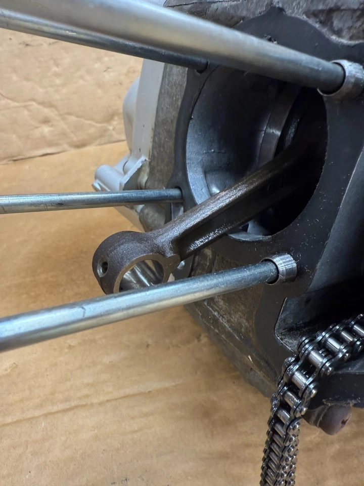 97 1997 Yamaha Moto 4 Badger YFM 80 OEM Motor Motor Extremo Inferior Cárter LEER Foto 4 de 4