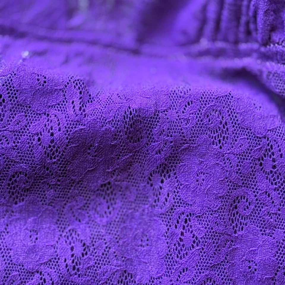 Chemise de encaje púrpura Cosabella Amore con correas ajustables poliamida/elastano XL Foto 4 de 4