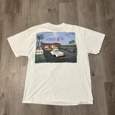 Vintage In N Out Burger Quality You Can Taste Classic Cars Drive In T-Shirt XL