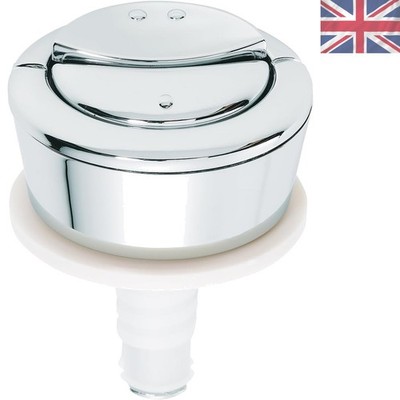 Wirquin Jollyflush DUAL Spülung Chrom WC Drucktaste - effizient & elegant
