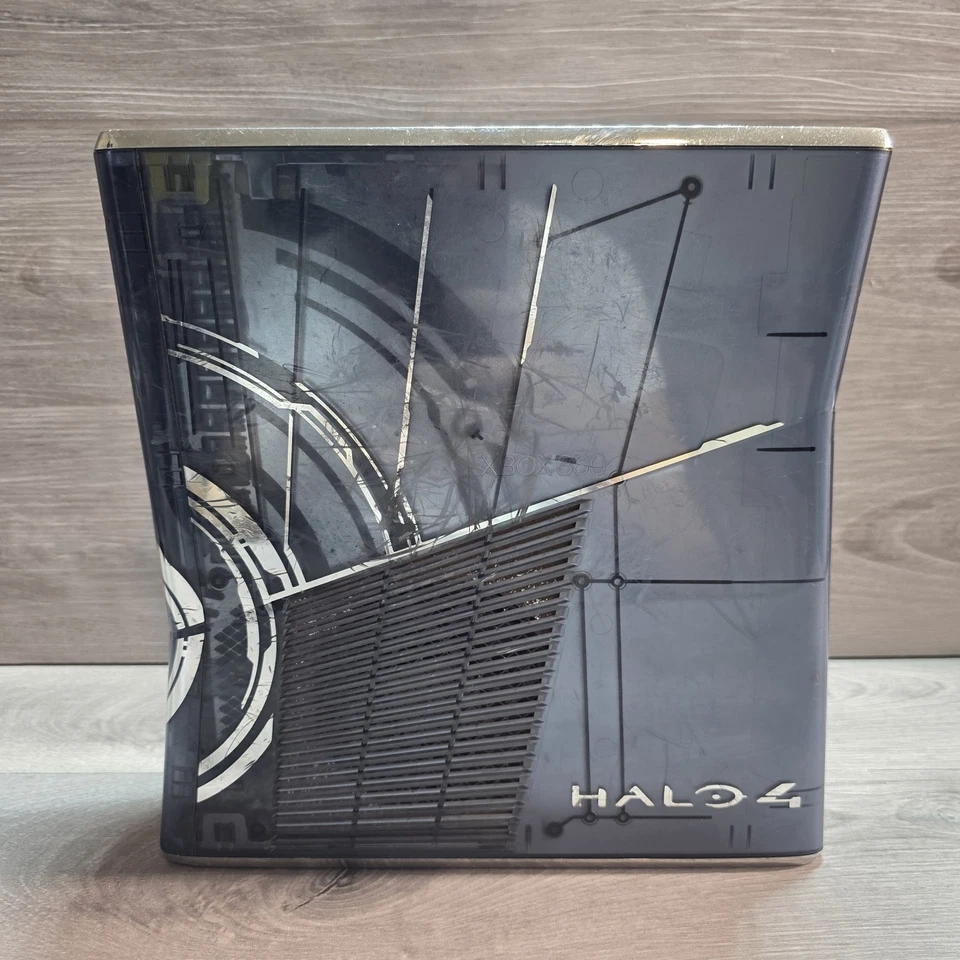 Xbox 360 Halo 4 Edition 320gb - Consola y cable de alimentación solamente - probado funcionando Foto 4 de 4