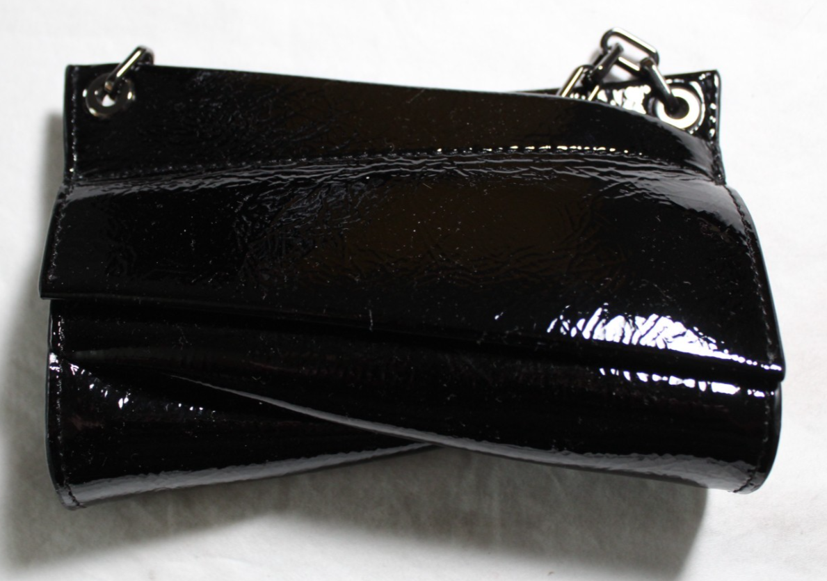 NEW Christian Louboutin Mini Loubitwist Patent Leather Crossbody