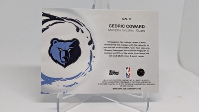 2025-26 Topps Flagship Basketball Cedric Coward GN-11 RC