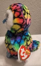 Ty ARIA the OWL Beanie Boo Buddy Medium Claire’s Exclusive/Retired - NEW