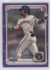 2020 Bowman Draft Purple Border 89/250 Freddy Zamora #BD-46 0zc5